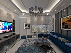 Living Room Design - Render 2